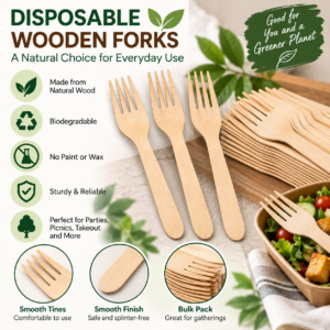 discription four season wooden fork